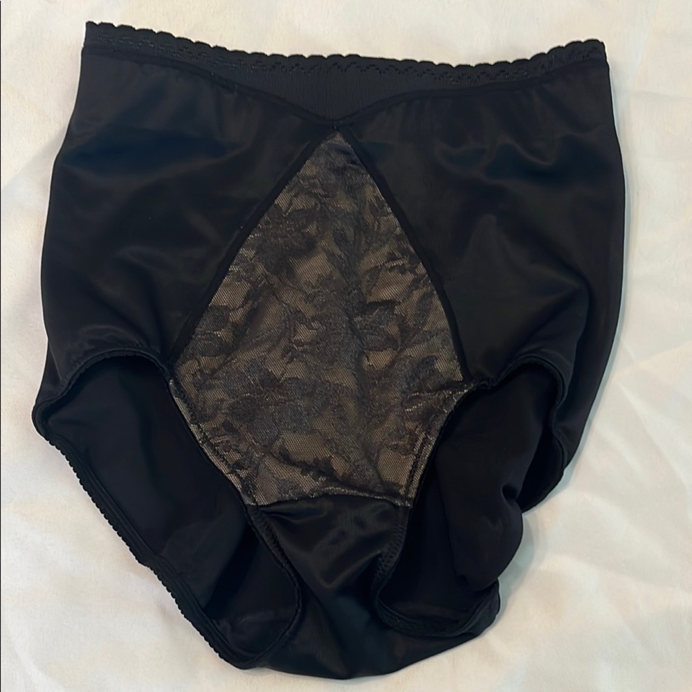 Luleh Medium Black High-Waisted Briefs shape wear tummy control